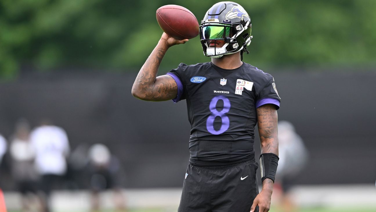 Lamar Jackson's return to Baltimore Ravens practice 'boosts everybody's spirits' - ESPN