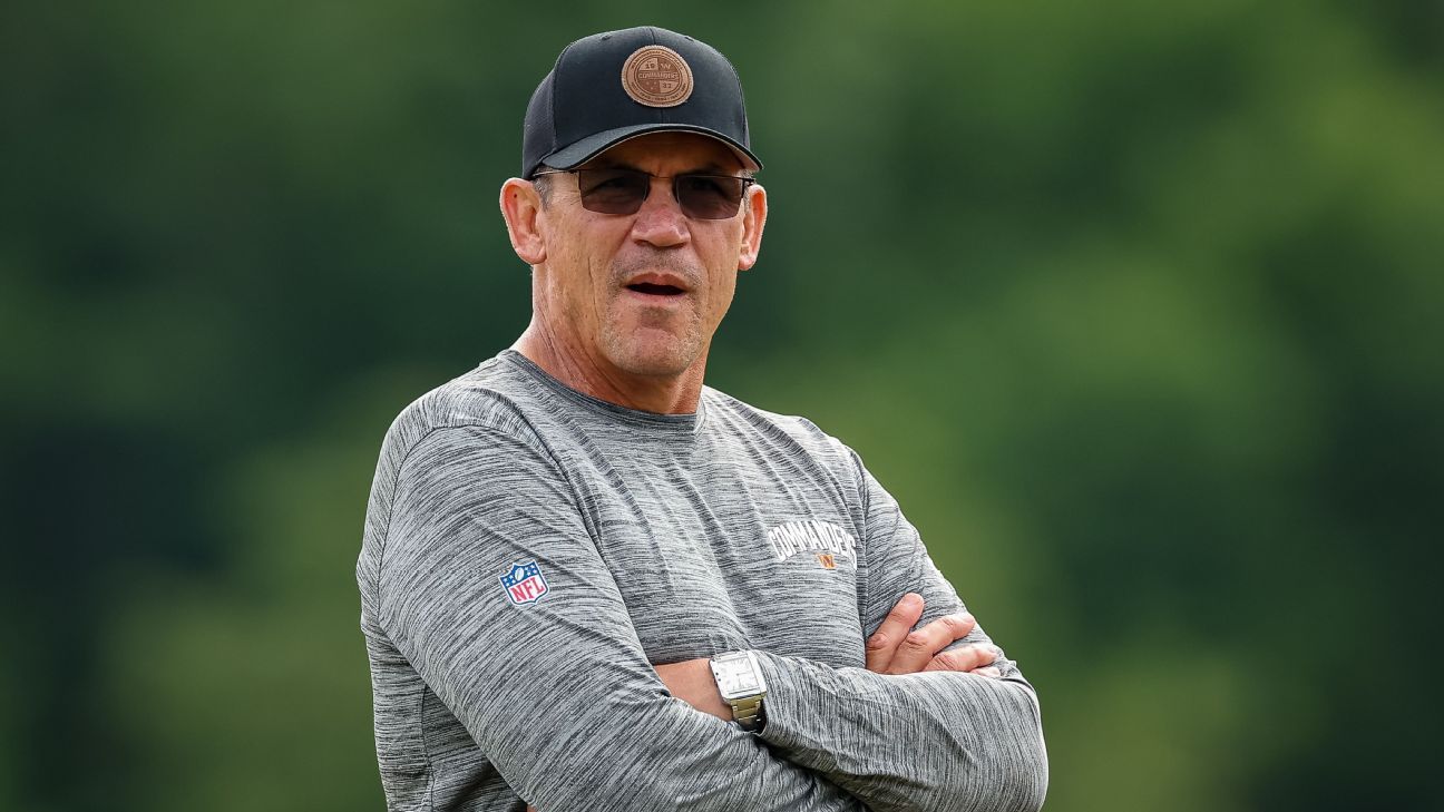 NFL fines Ron Rivera $100K, docks Washington Commanders two 2023 OTA  practices - ESPN