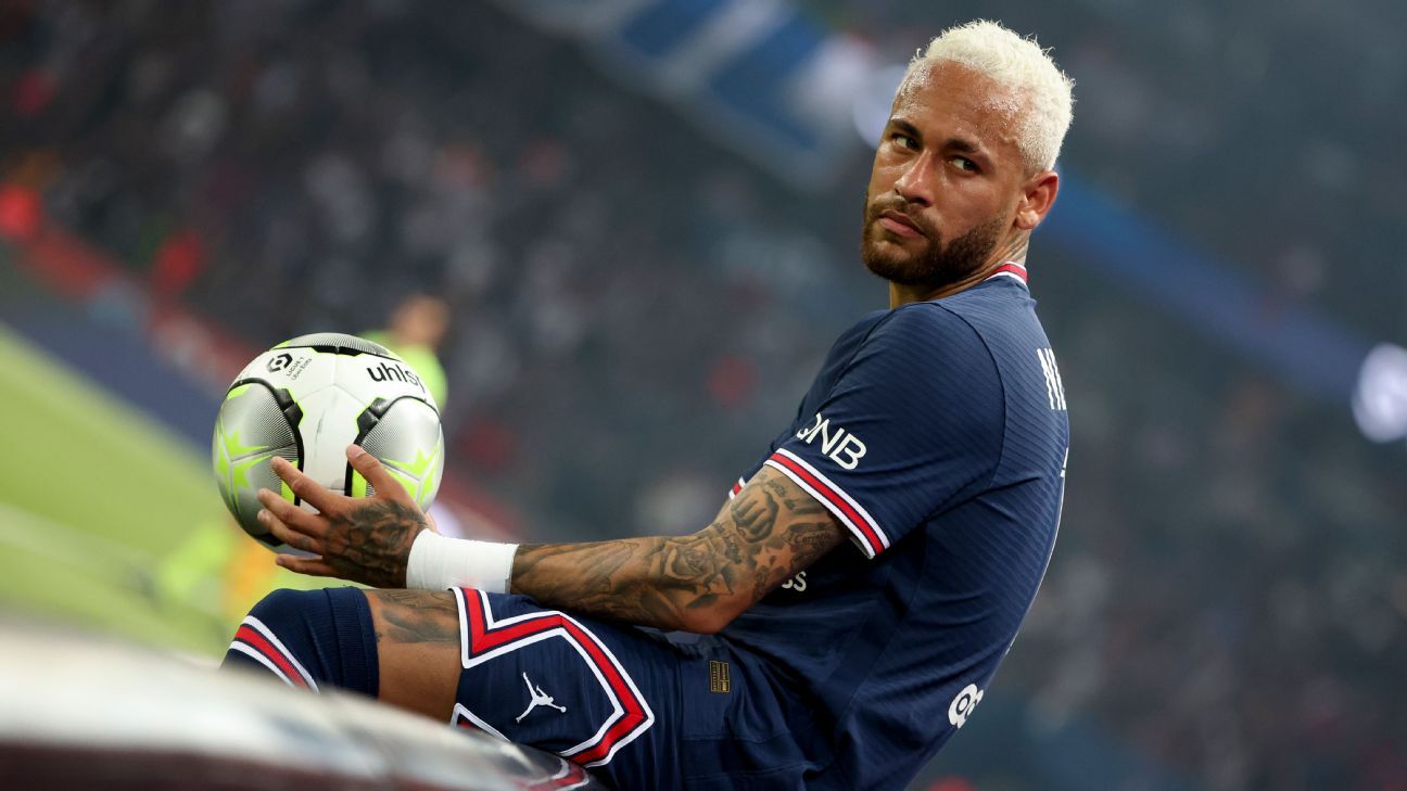 Neymar joined Paris Saint-Germain in a world-record transfer, but now he's super..