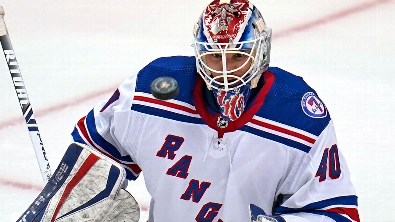 New York Rangers: Igor Shesterkin breaks out the 'Red Machine' mask