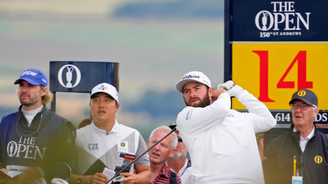 Rookie Cameron Young shoots 8-under 64, leads Open Championship