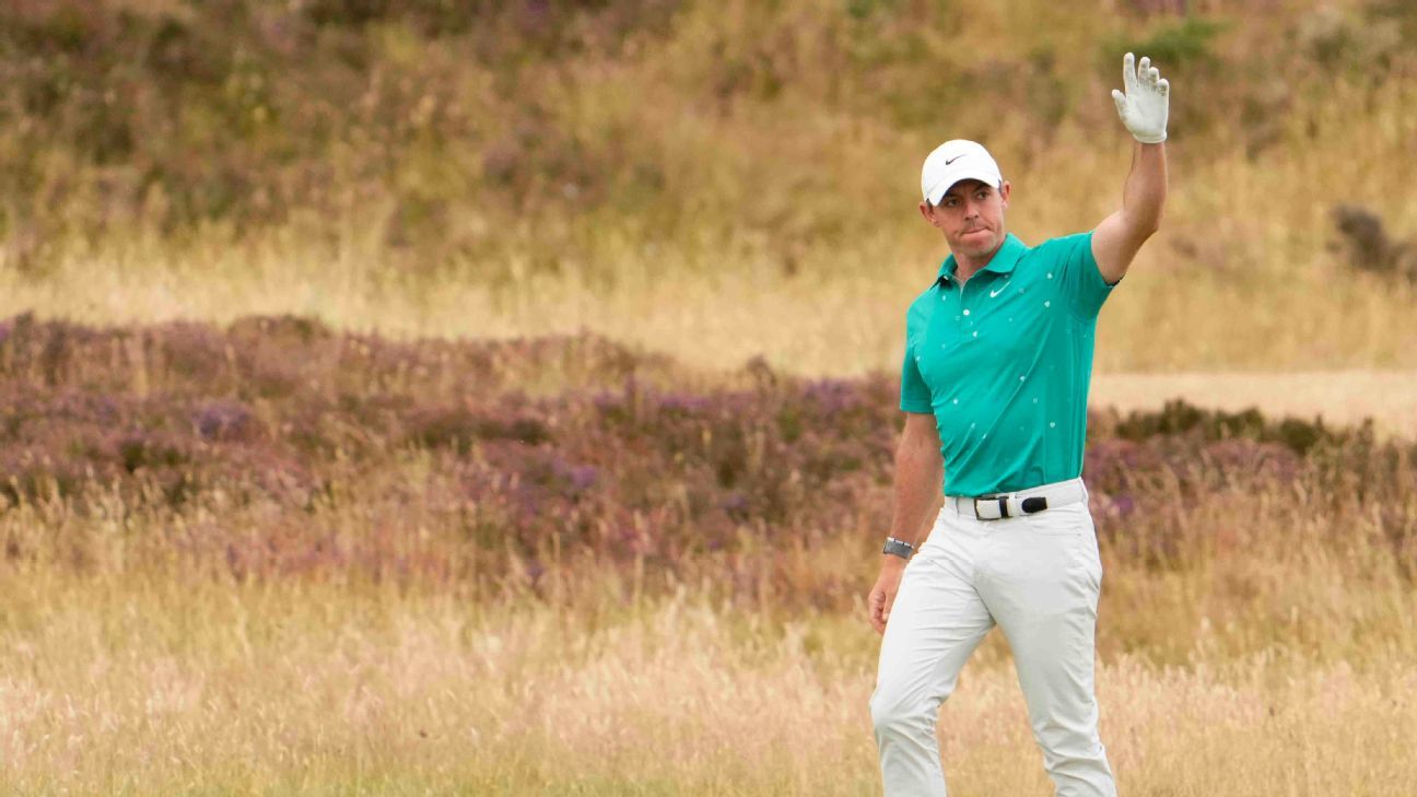 All eyes at St. Andrews are on Rory McIlroy and his holy grail moment at The Ope..