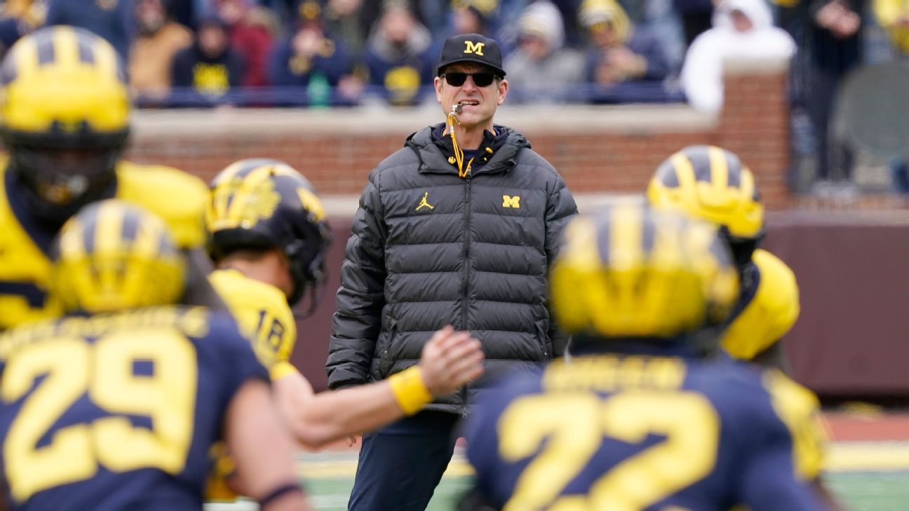 Michigan Wolverines' Jim Harbaugh says he'd help raise baby if member of family,..