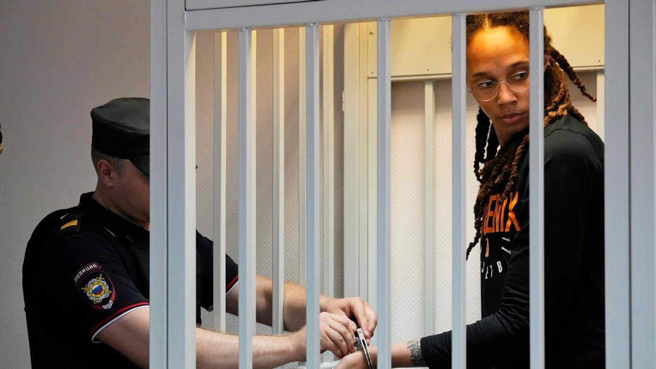 Brittney Griner testifies her rights were not explained when she was detained at..