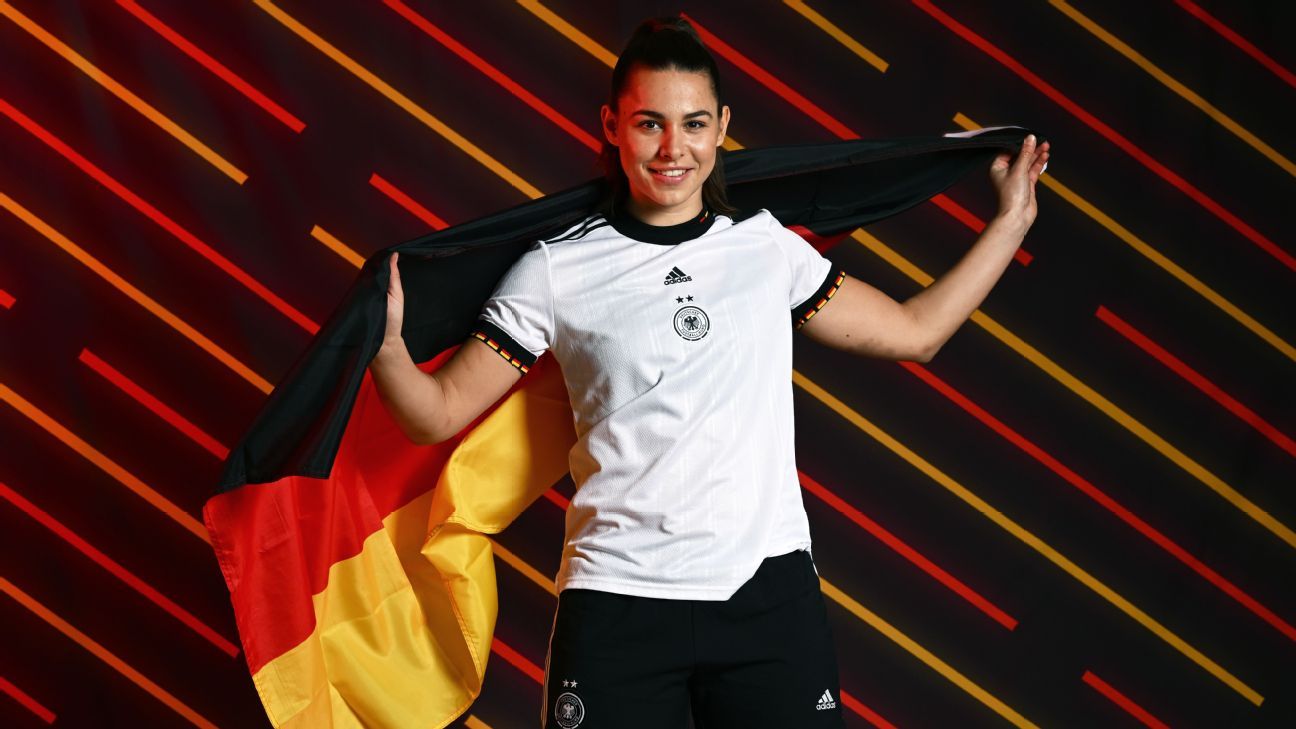 Lena Oberdorf is Germany's MVP for Euro 2022 final, even if crunching tackles ge..