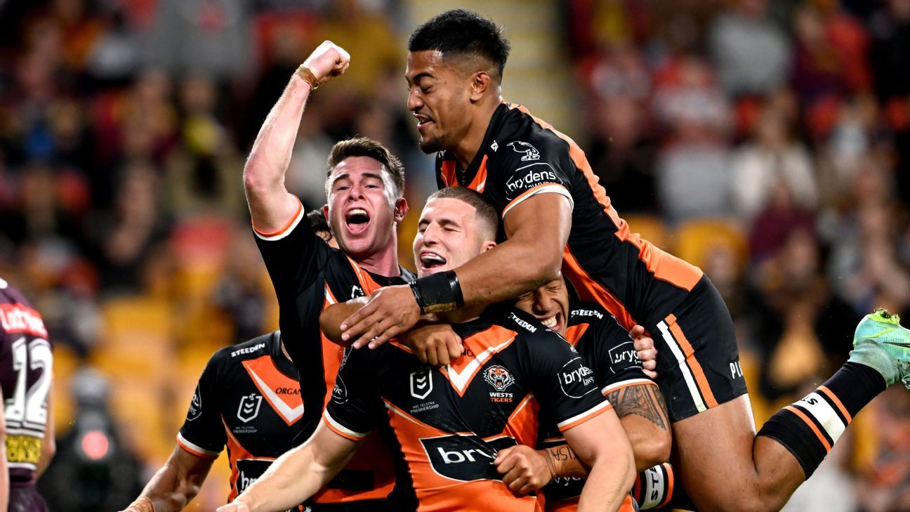 NRL Round 20 Tigers defeat Broncos in huge NRL upset - ESPN