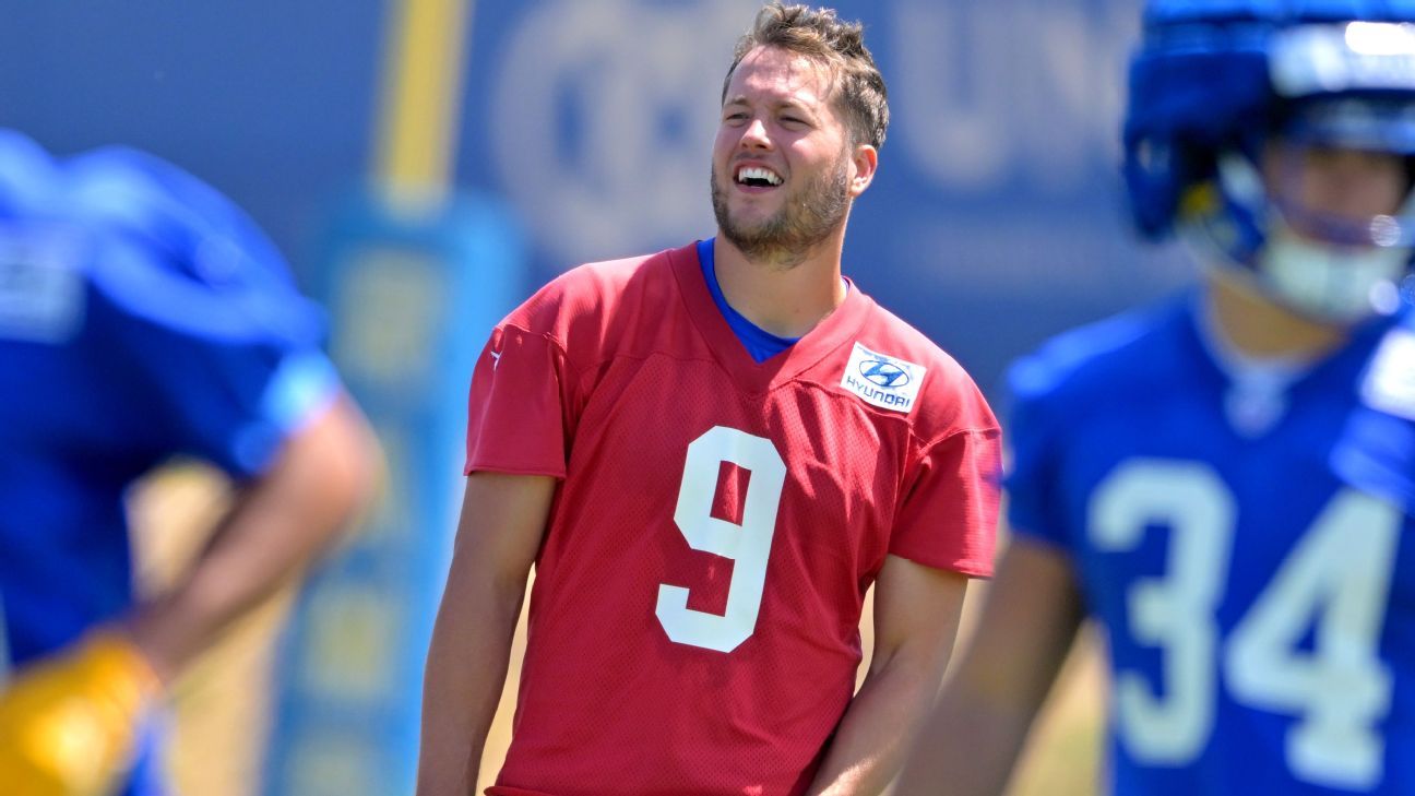 NFL training camp 2022 live – Matthew Stafford builds chemistry with new receiver DK Metcalf returns – ESPN