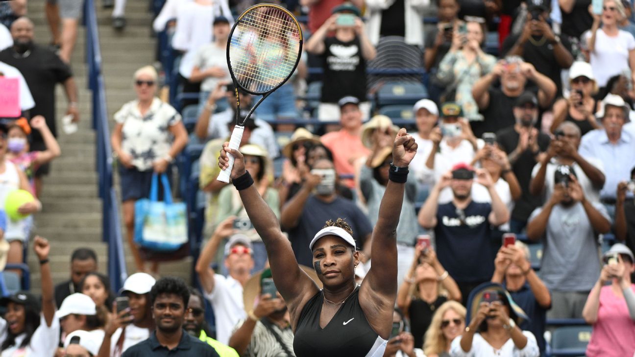 Serena Williams survives opening-round challenge in first singles win in over a year