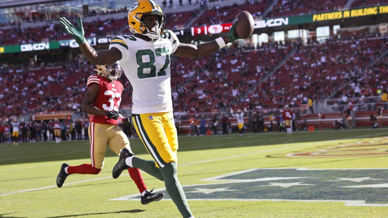 Deep fantasy football sleepers Romeo Doubs among names to keep an eye