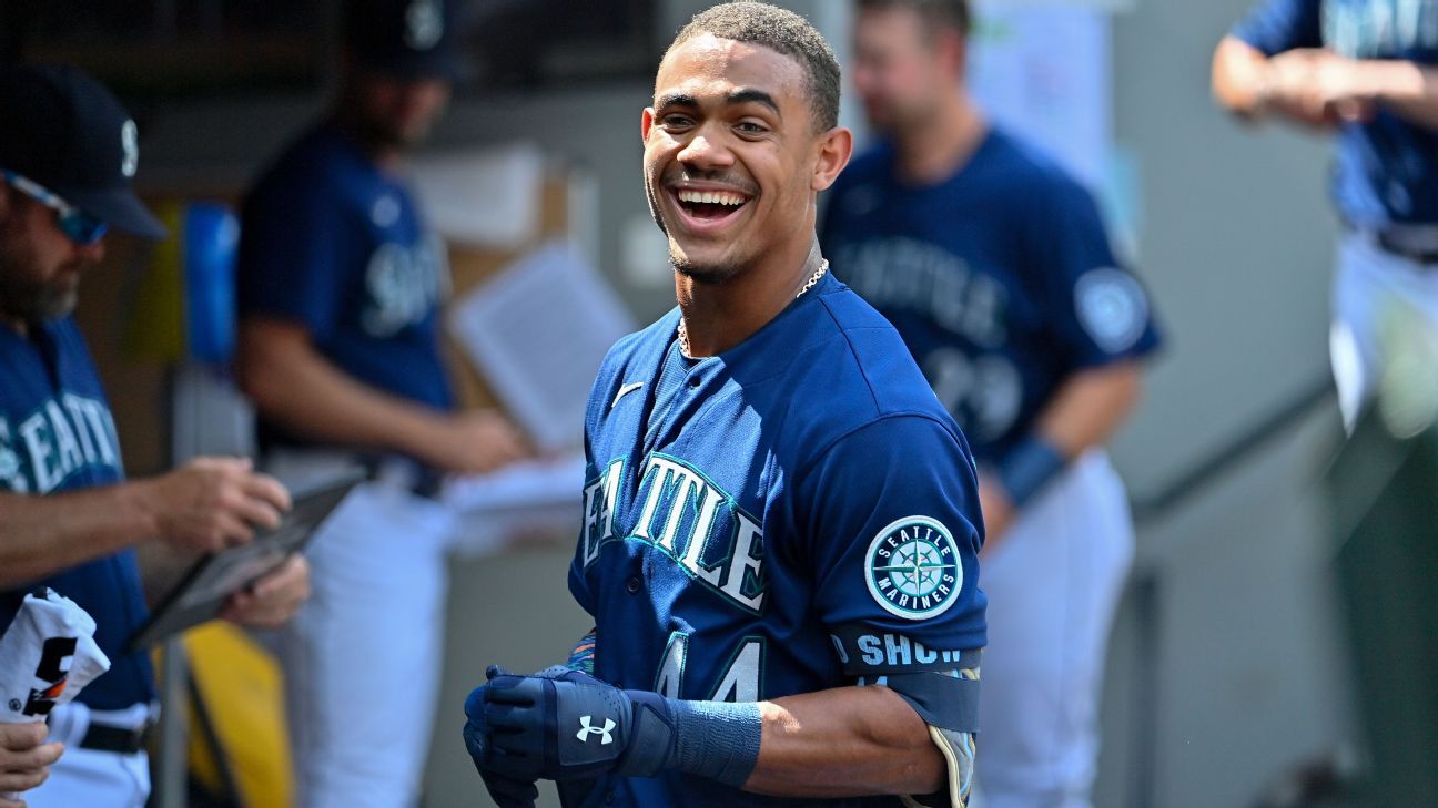 Seattle Mariners' Julio Rodriguez bolsters Rookie of the Year bid, joins rare co..