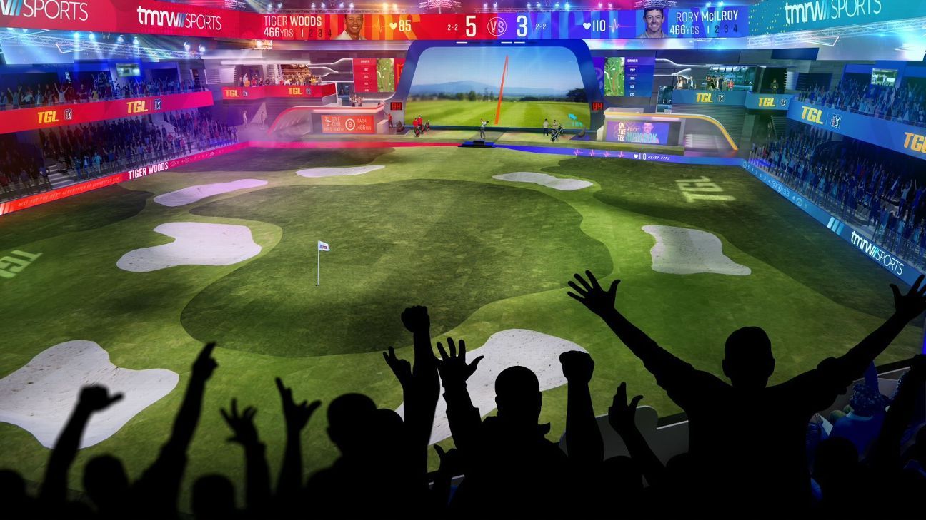 ESPN to televise inaugural TGL virtual golf season