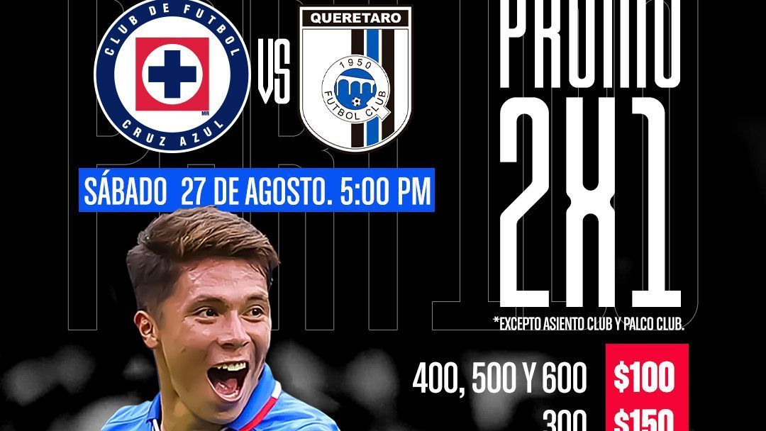 Cruz Azul pone boletos 2x1 para el debut del 'Potro' como DT interino