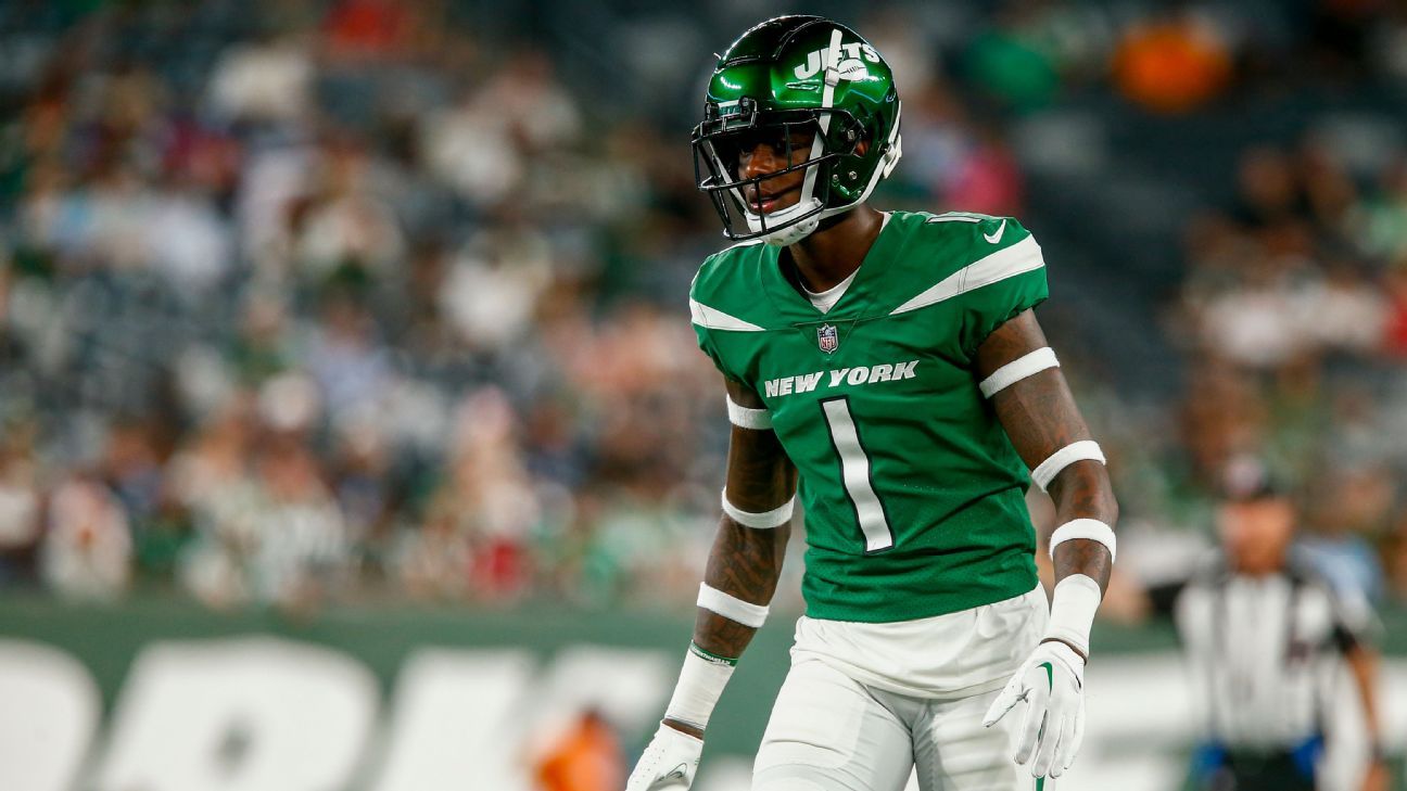 New York Jets' Sauce Gardner calls himself a 'different' rookie, plans to  'dominate' - ESPN - New York Jets Blog- ESPN