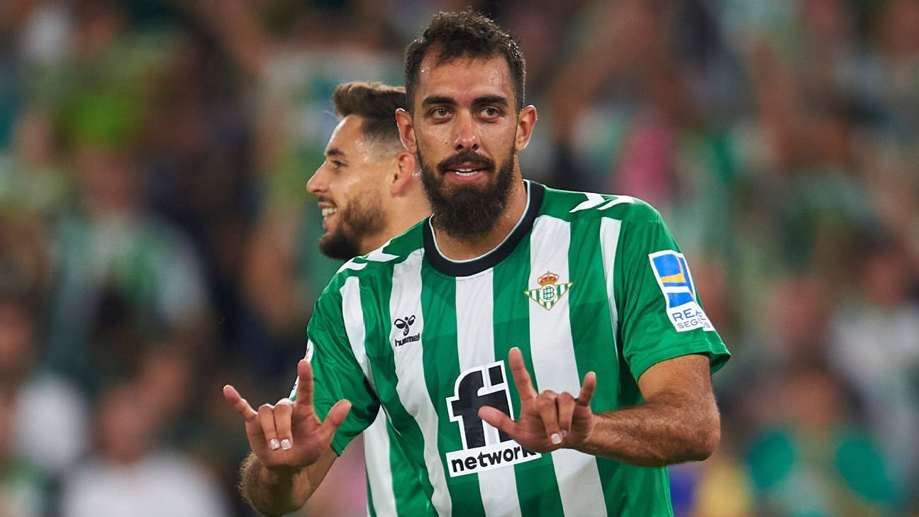 Betis’ Borja Iglesias talks to ESPN about his focus on mental health, respect for Benzema