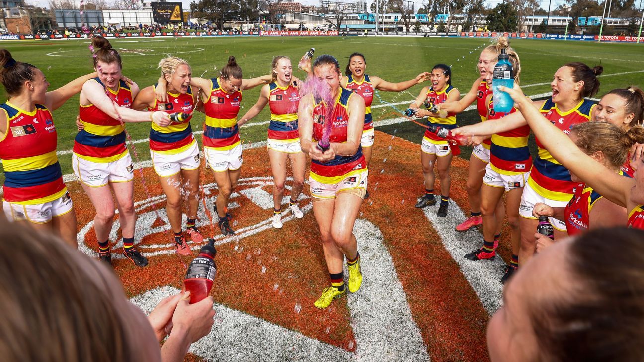 Aflw Adelaide Crows Fight Past Tough Richmond Tigers Espn 5653