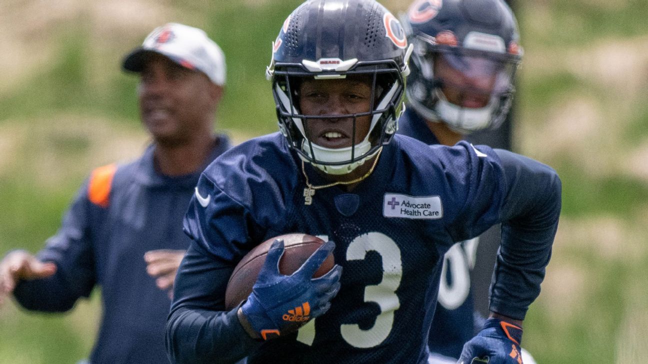 N'Keal Harry hoping to make Chicago Bears debut against former