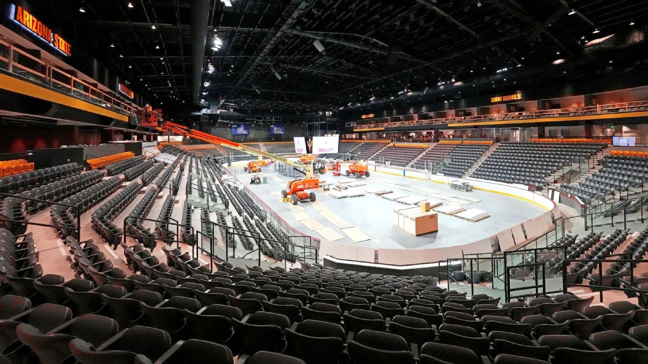 Arizona Coyotes, ASU give tour of under construction shared arena