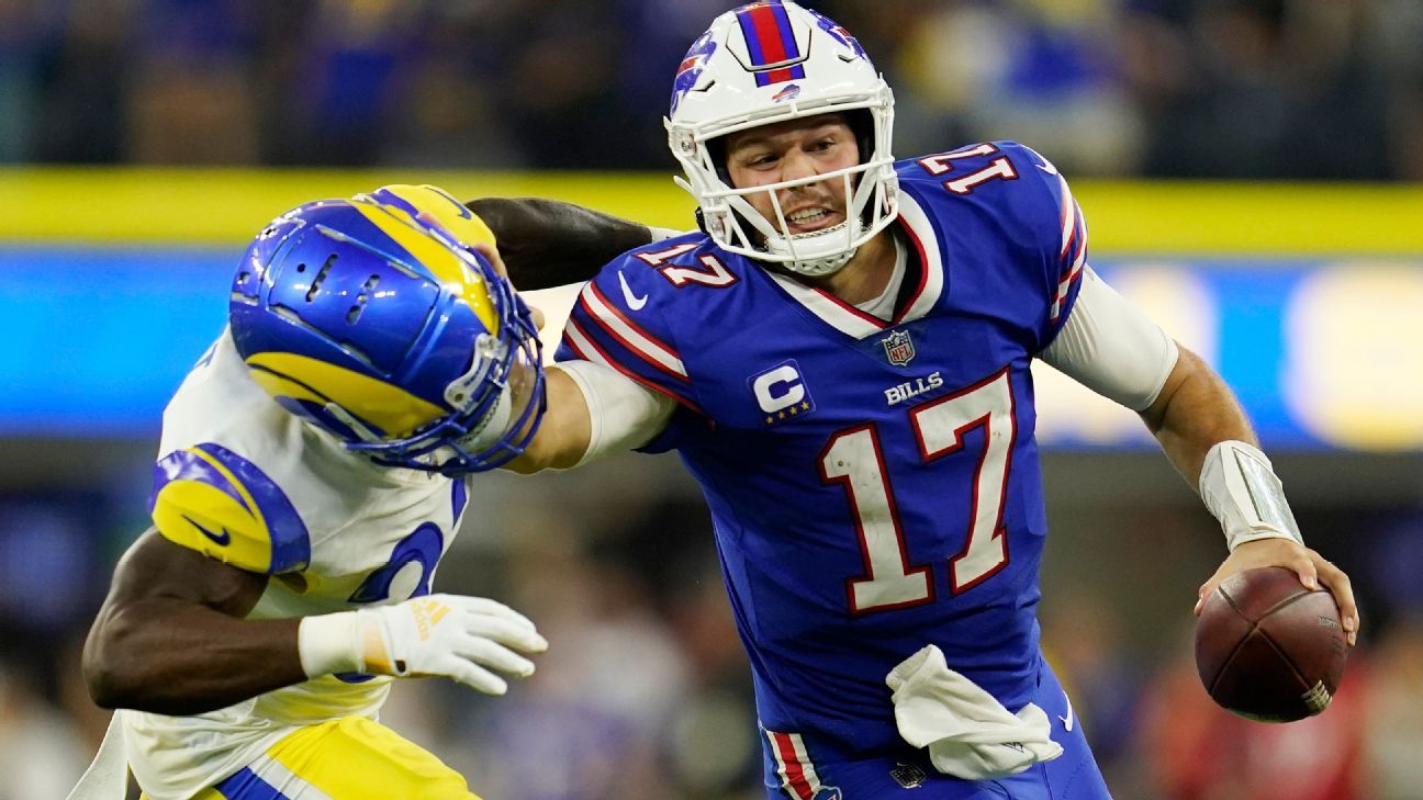 QB Josh Allen throws 3 TD passes as Buffalo Bills open season with 31-10  win at Los Angeles Rams - ESPN