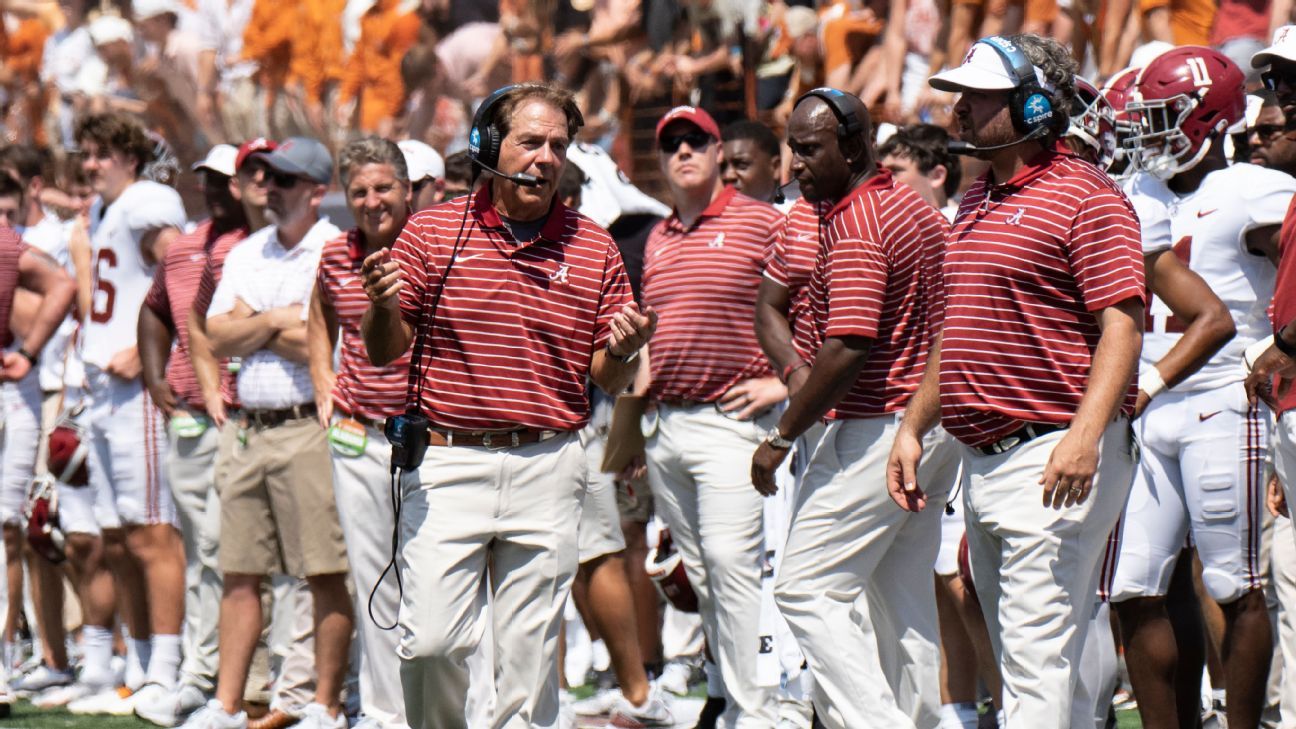 Alabama Crimson Tide look vulnerable in win over Texas -- What does it mean movi..