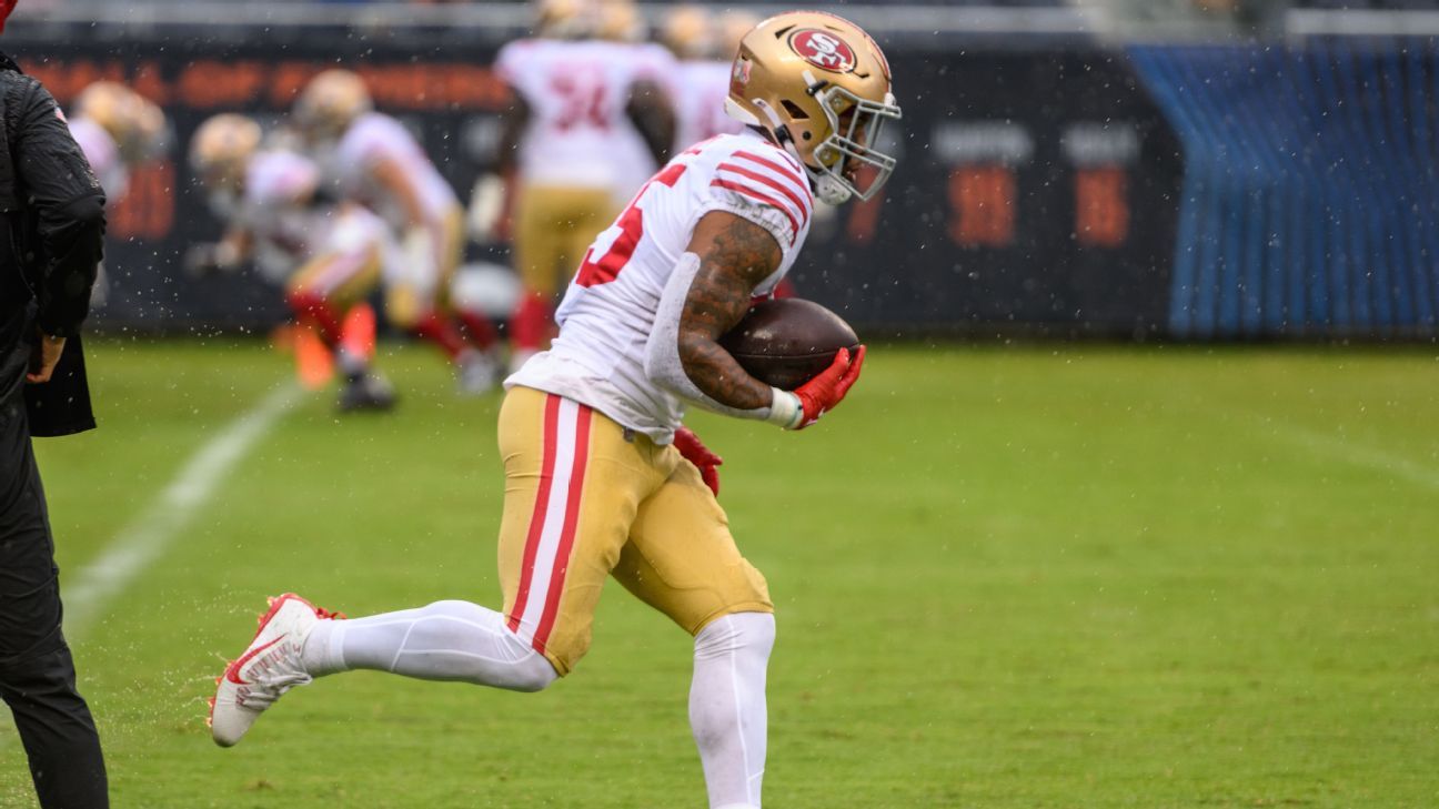 San Francisco 49ers' Elijah Mitchell expected to play Sunday