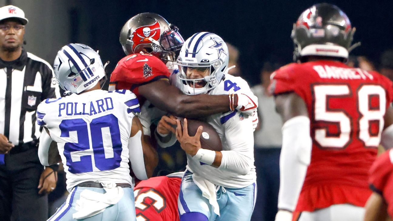 You can catch the Tampa Bay Buccaneers host the Dallas Cowboys in