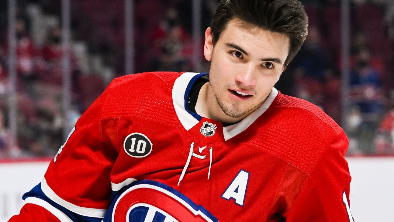 Captain Nick Suzuki in a Habs pride jersey : r/Habs