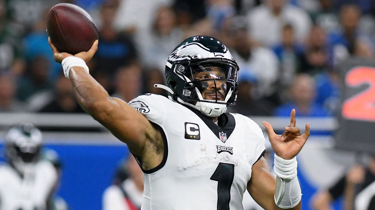 Jalen Hurts' jersey sales surge 500% after Philadelphia Eagles' Week 1 win  - ESPN - Philadelphia Eagles Blog- ESPN