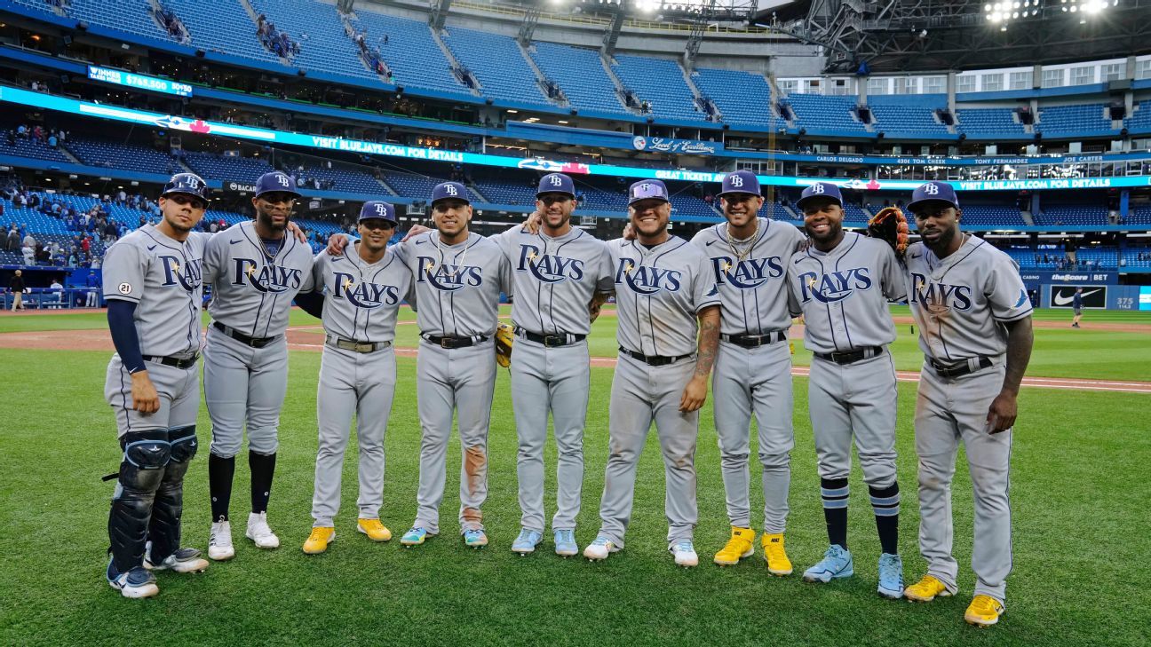 Tampa Bay Rays use all-Latin American starting lineup on Roberto Clemente Day