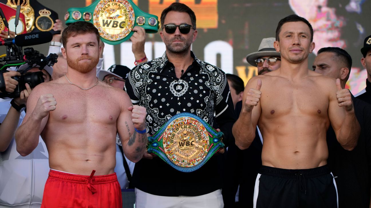 Canelo y GGG, listos para la acción ESPN Canelo y GGG, listos para la acción ESPN