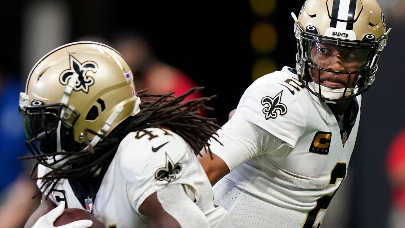 Saints RB Alvin Kamara (knee) returns to practice; RB Mark Ingram