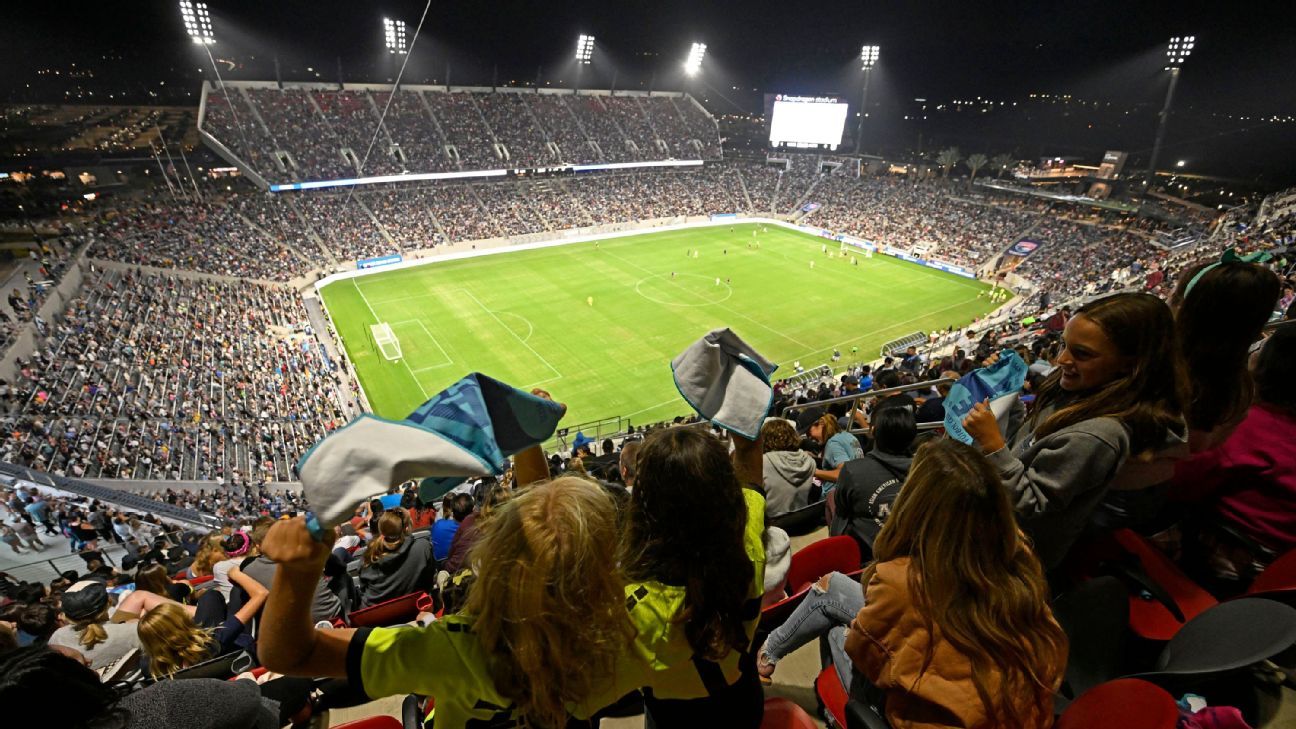 San Diego Wave smashes NWSL attendance record with 32,000 crowd vs