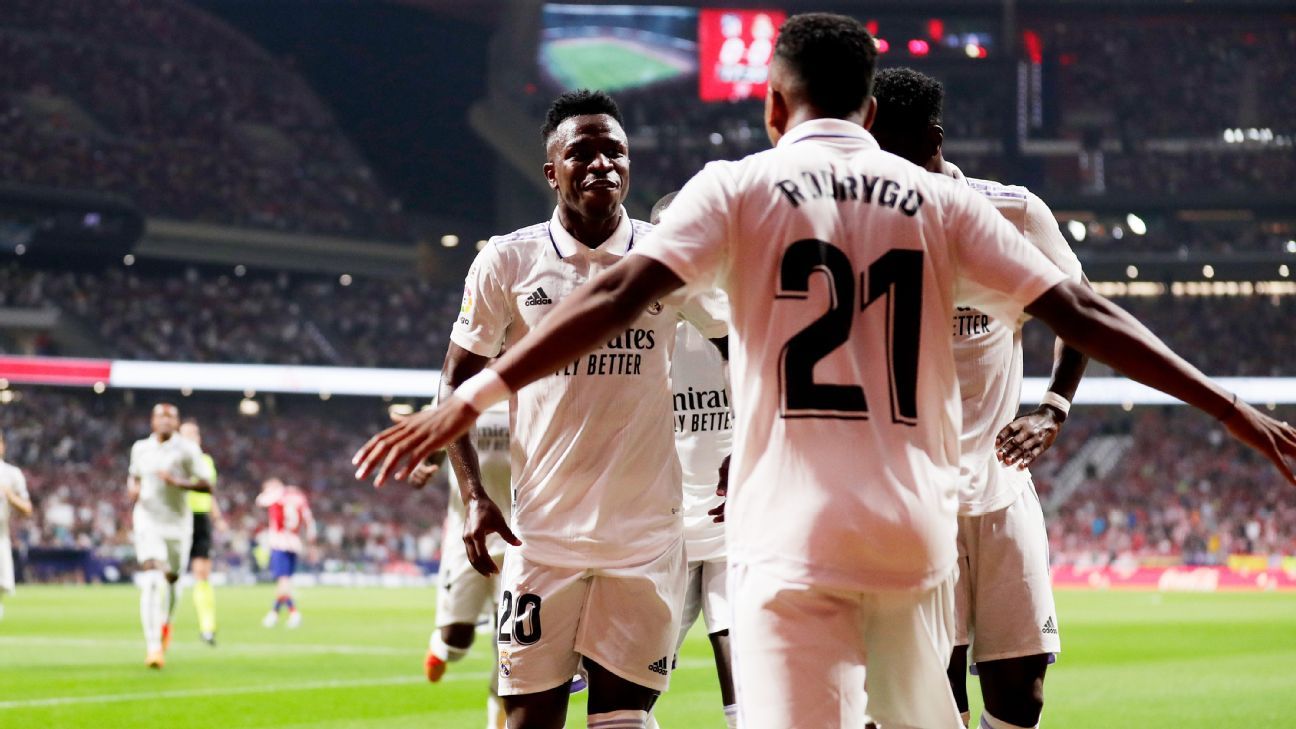 Vinicius Jr. ignores racist chants, keeps dancing in Madrid derby as Real Madrid..