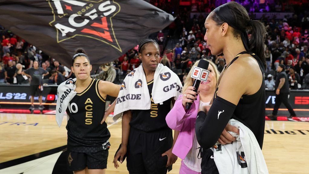 LAS VEGAS ACES WNBA WOMEN'S BASKETBALL TITLE 9 Nine IX TEE T