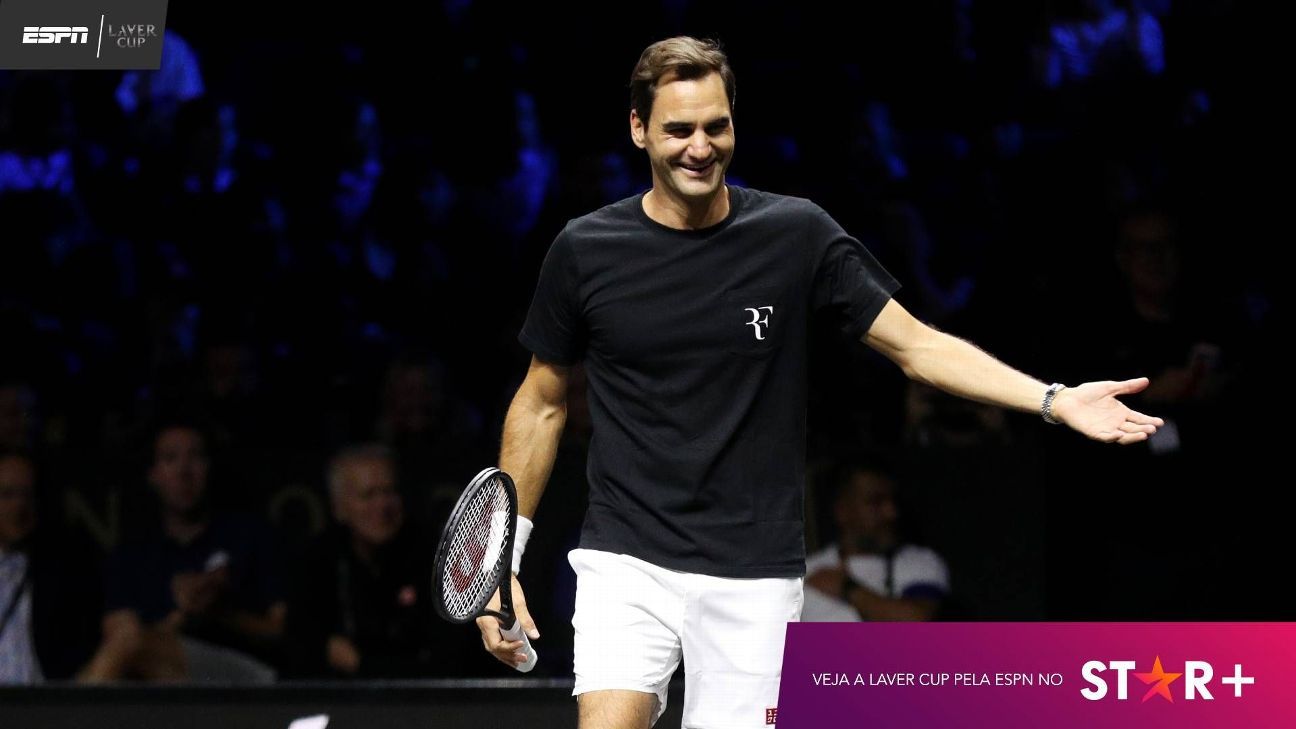 Roger Federer, Rafael Nadal e Jorge Paulo Lemann juntos na Laver Cup