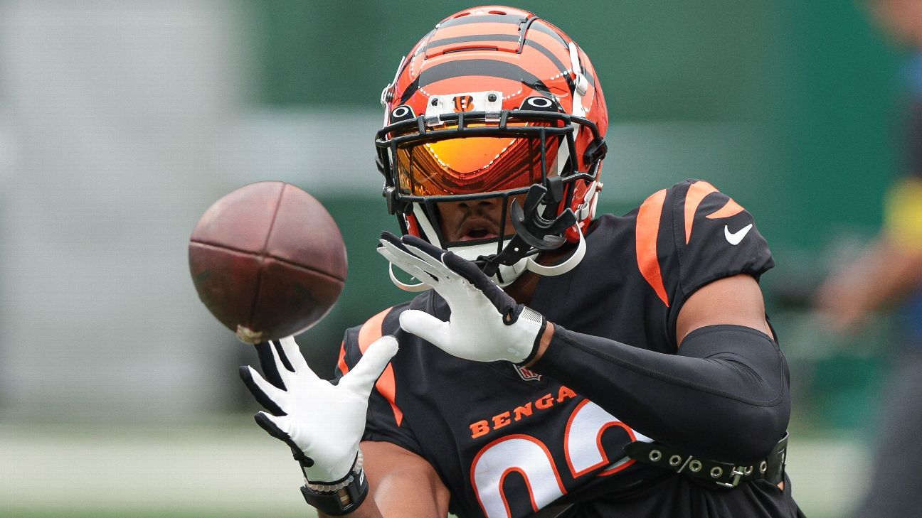 Cincinnati Bengals wide receiver Tyler Boyd (83) lines up against Kansas  City Chiefs cornerback L'Jarius Sneed (38) during an NFL football game,  Sunday, Dec. 4, 2022, in Cincinnati. (AP Photo/Emilee Chinn Stock