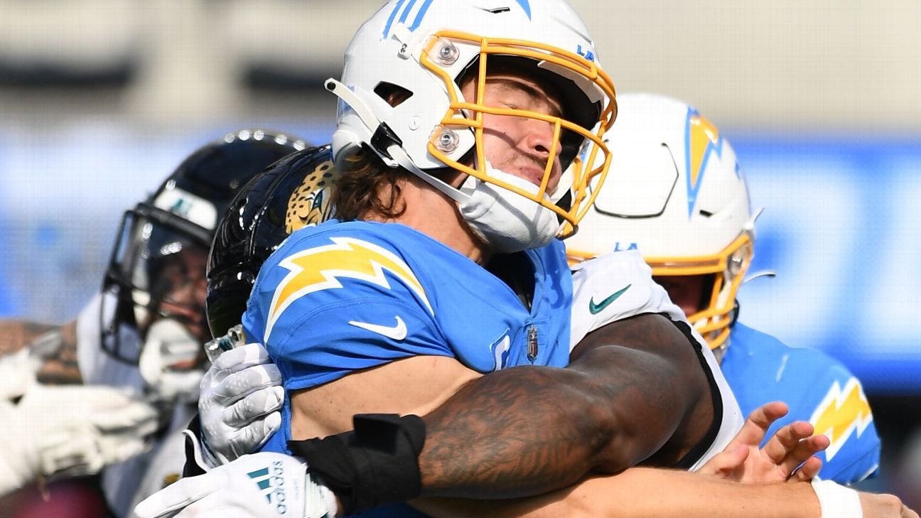 Brandon Staley rules Justin Herbert and other Chargers stars out