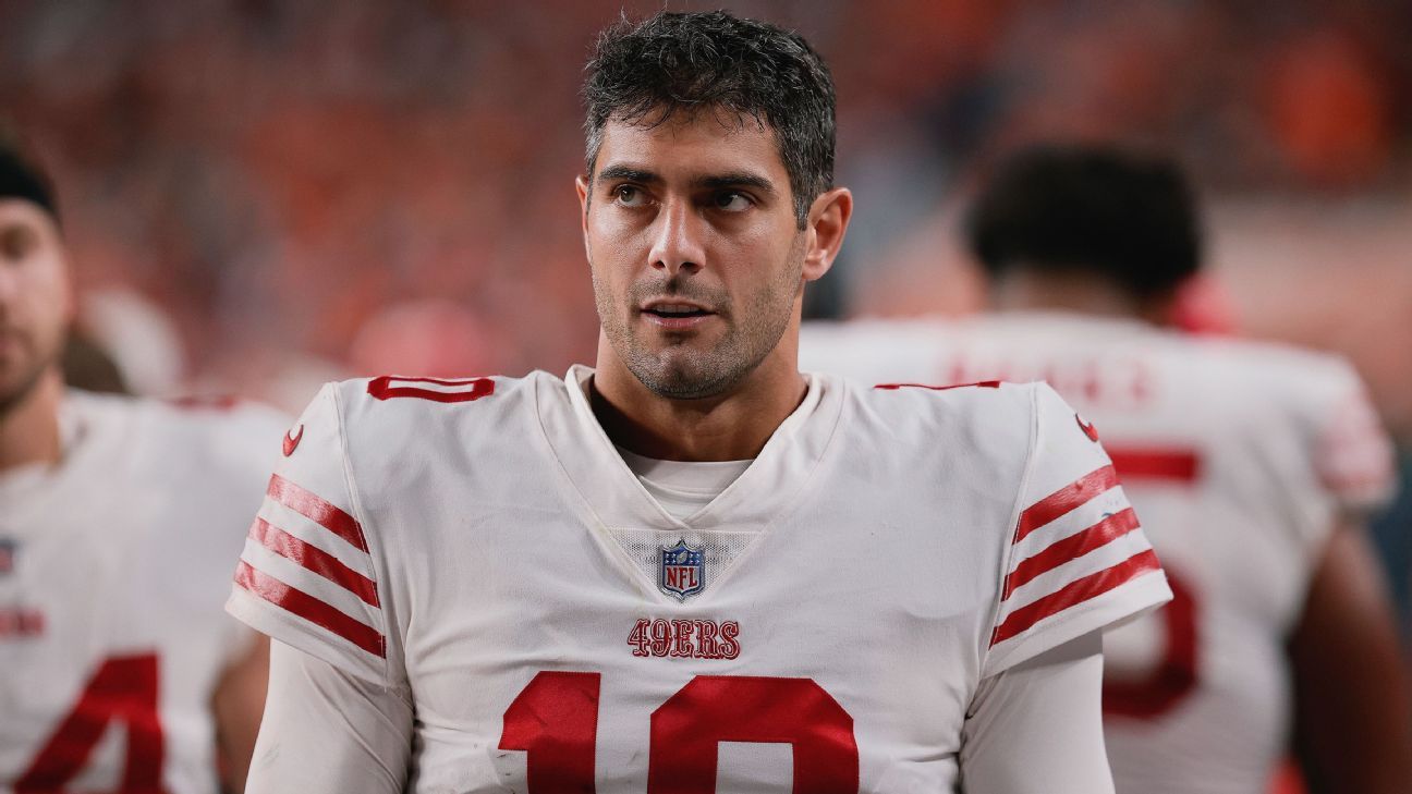 Jimmy Garoppolo has 8.5 million sources of motivation for 49ers - ESPN - San  Francisco 49ers Blog- ESPN