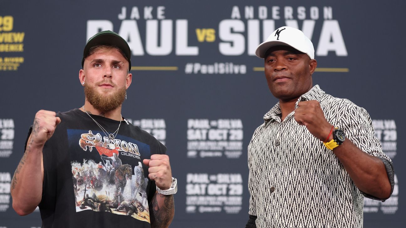 Anderson Silva-Jake Paul bet includes potential kickboxing fight