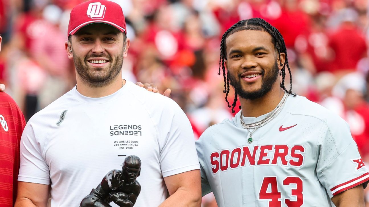 Cardinals QB Kyler Murray, Browns QB Baker Mayfield meet in NFL after  Oklahoma stardom