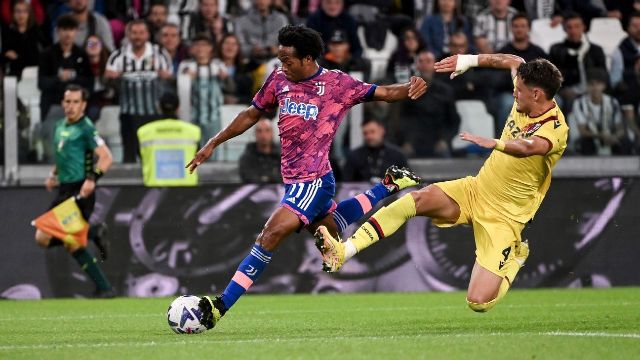 Cuadrado apenas jugó 30 minutos y dio una asistencia en la goleada de