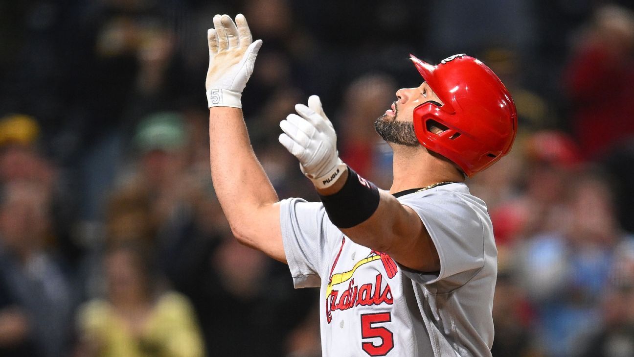 Cardinals' Albert Pujols becomes 10th player in MLB history to reach 3,000  career games played 