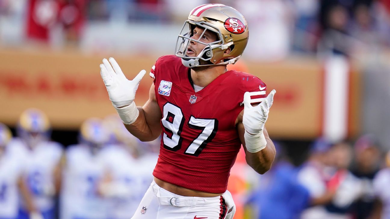 Nick Bosa says San Francisco 49ers' defense has the personnel to be 'best in the..