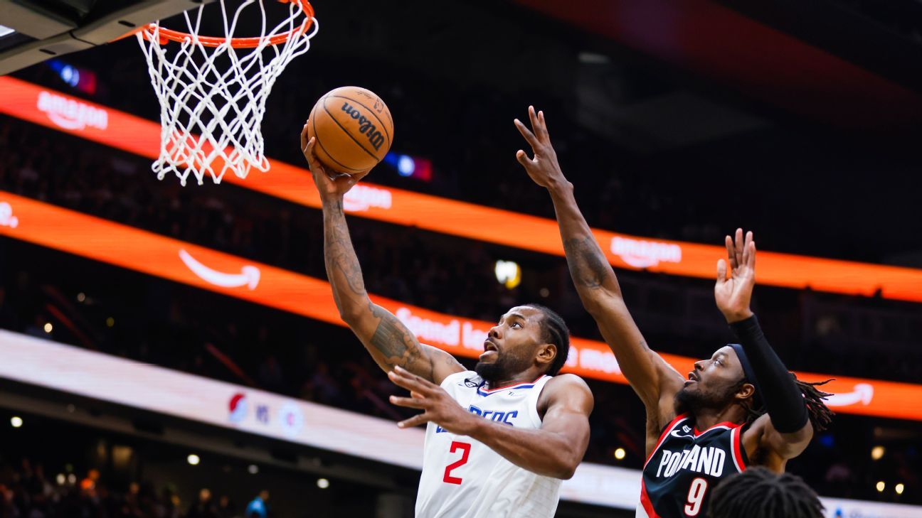Is Kawhi Leonard playing tonight vs. Trail Blazers? Injury update for  Clippers' 2022 NBA preseason game