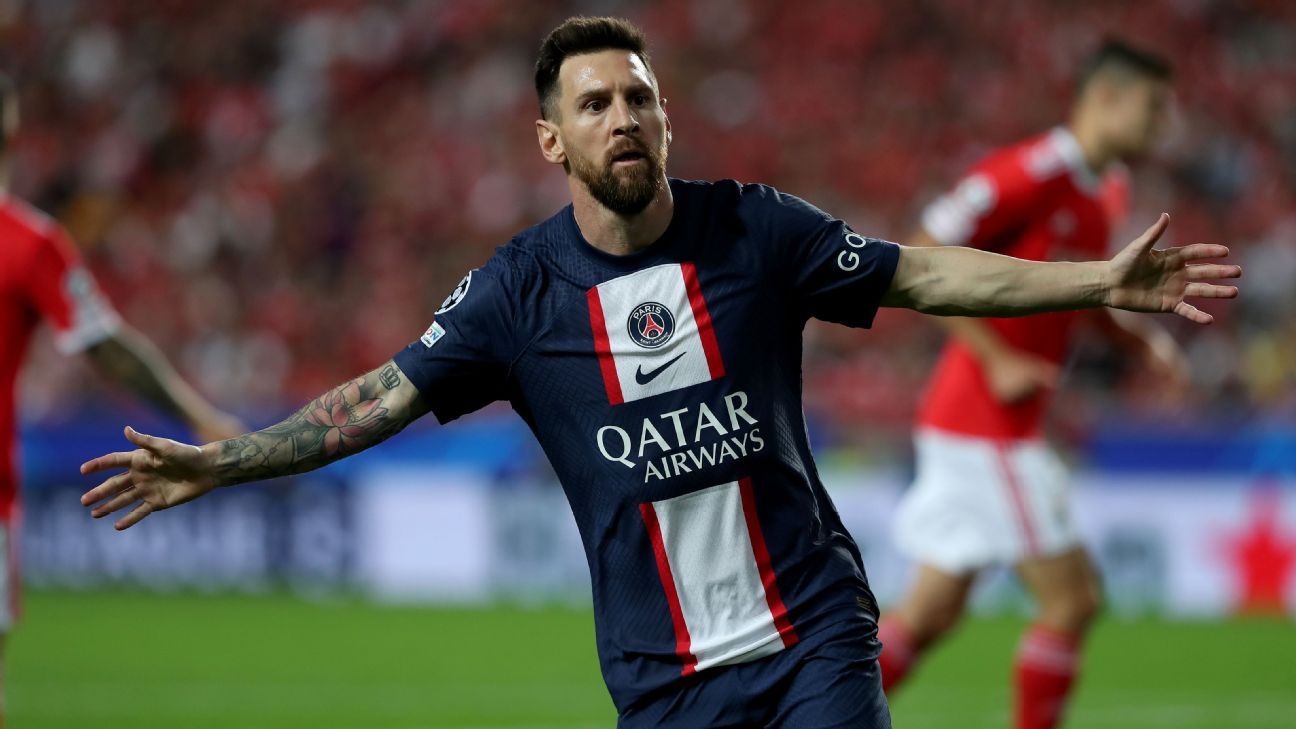 Lionel Messi goal sets Champions League mark vs 40th team