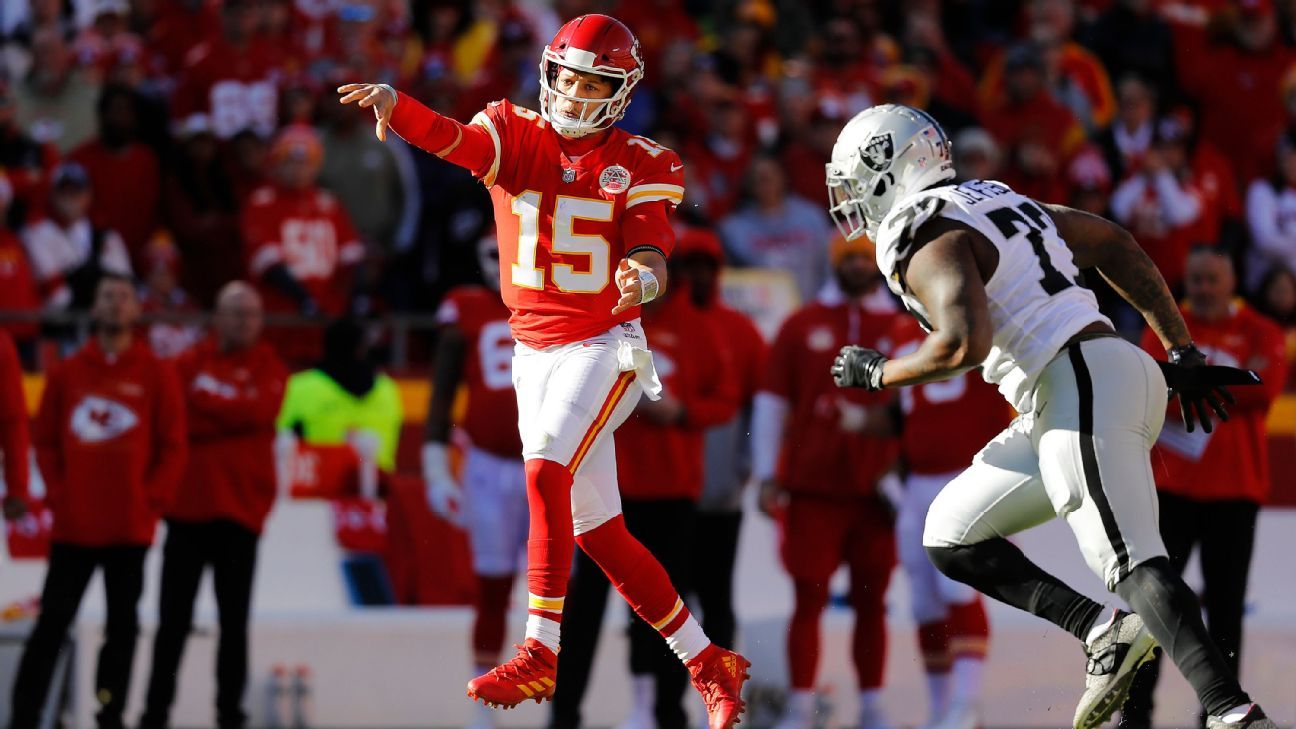 ESPN projects Raiders to win fewer than 2.5 games in AFC West