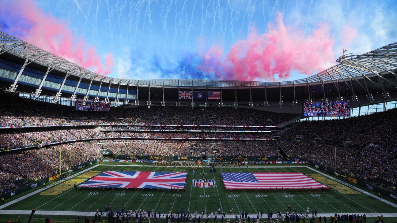 The NFL has announced 5 teams to play domestic games abroad in 2023