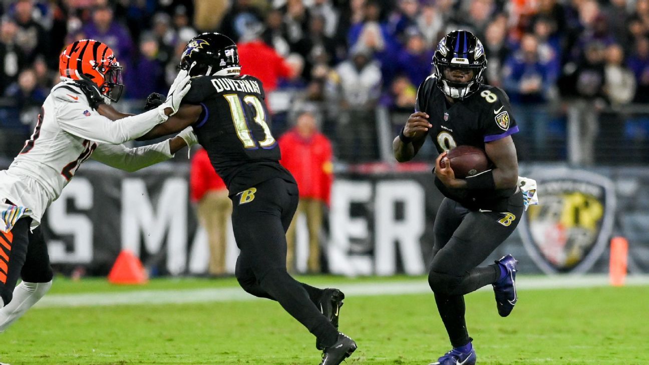 Lamar Jackson, Mark Andrews lead Ravens to incredible comeback win over  Colts