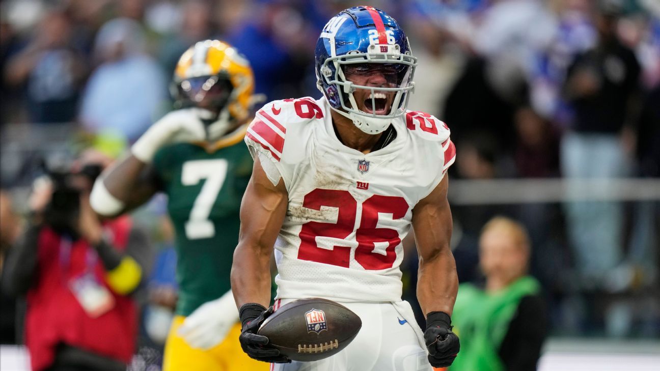 ESPN proposes Bills trade for Giants' Saquon Barkley at deadline