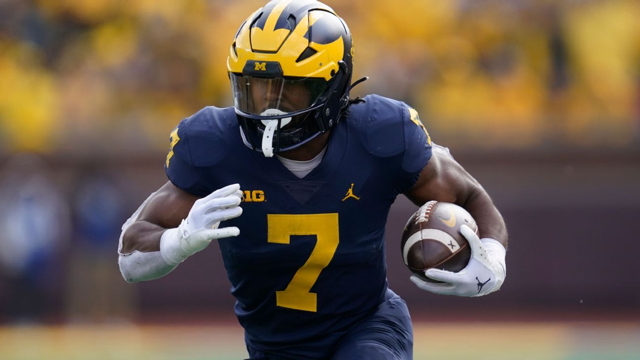 Donovan Edwards leads Michigan football to Big Ten title