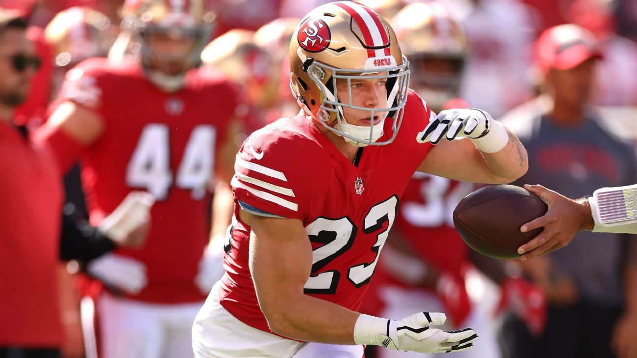 Christian McCaffrey makes 49ers debut, and they'll need him to do more